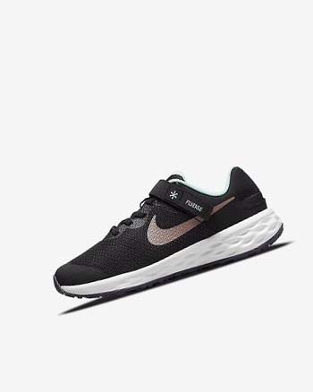 Nike Revolution 6 FlyEase Negros Verde Menta Morados Metal Rojos Marrom | MX 4589